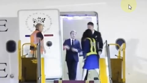 47 yr Old French President Pushed by 72 yr Old Wife
