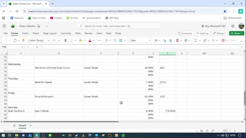 Video Schedule - February (2026)