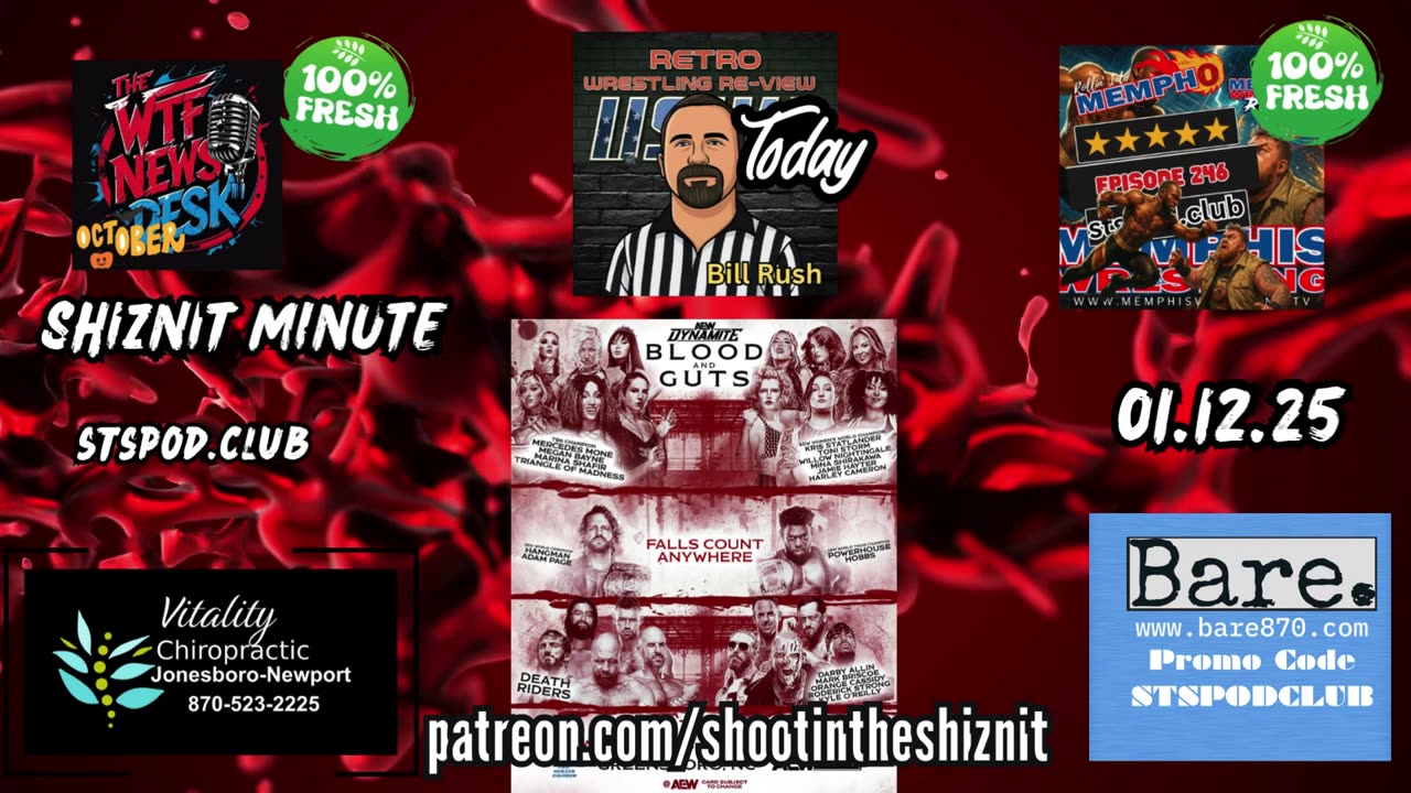 SHIZNIT MINUTE 11.12.25 - BT TALKS BLOOD & GUTS!