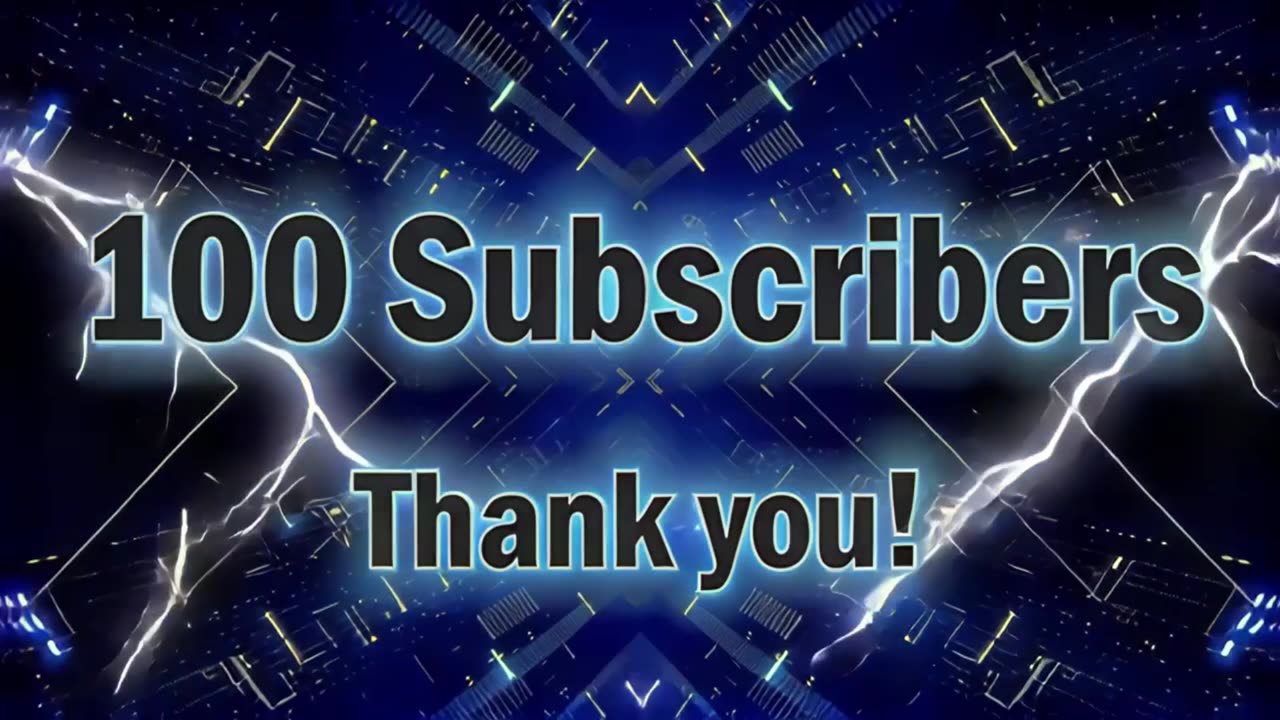 100 Subscribers Reached! Thank you!