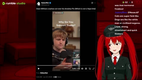 ❤️🤍 VTUBER NAZI HIT LIST?!, DRAMA, CRASHOUTS AND MORE NACHISU MIKU REACTS 🤍❤️