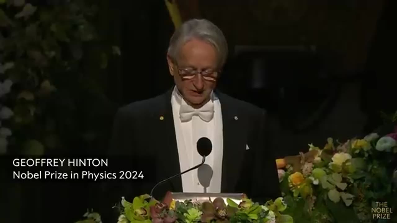 Geoffrey Hinton's Speech On Ai Dangers - The Nobel Prize In Physics - Year 2024