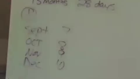 We were once on a 13 month, 28 day calendar