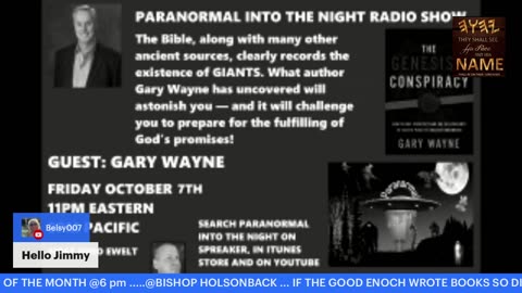 GARY WAYNE "BLOODLINES" EXPOSING NEPHILIM CULTURE