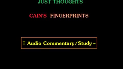 Just Thoughts - Cain's Finger prints (2011) Retro