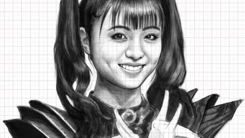 MOAMETAL Portrait Drawing Timelapse 27.10.22
