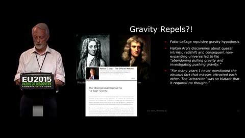 Wal Thornhill: The Long Path to Understanding Gravity | EU2015