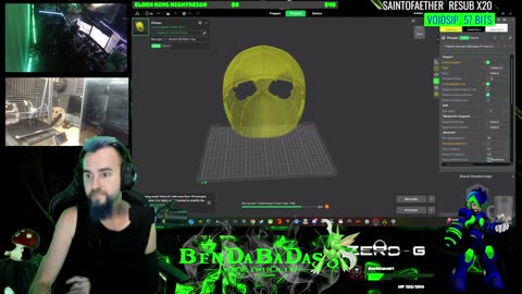 Workin on Deadpool and Wolverine 3D printed Masks!! | #ZeroG #allegedly #3DPrintDaddy