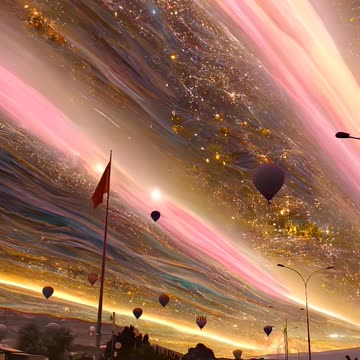 Balloons Beneath the Galactic Sky