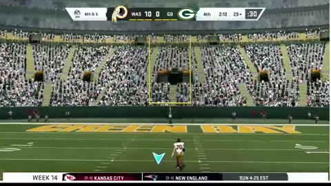 1965 REDSKINS VS Madden 20 I Franchise SEASON 1 WEEK 14 REDSKINS VS green bay packers
