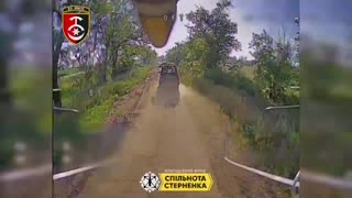 💥 In Donetsk region, BBS of 30th Special Brigade destroys the transport of the