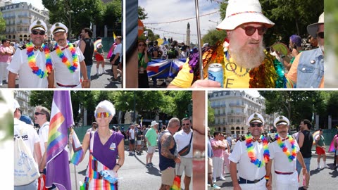 Euro Gay LGBTQIA Pride Lisbon Portugal 19th June 2025. Photo book Vol 6. Chris Summerfield.
