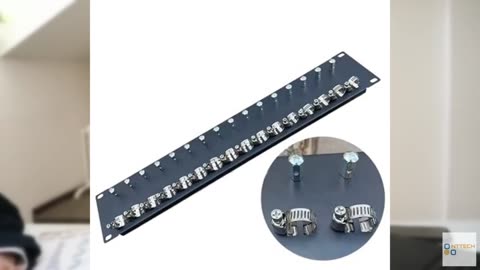 GHZHANG 2pcs 12/16 Bit Optical Cable Fixing Panel ODF 2U Fiber Distribution Fram