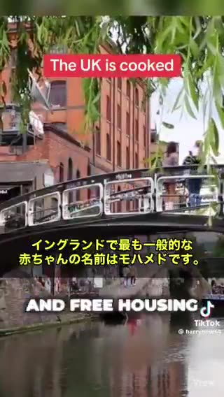 英国。6800万人の英国人が、400万人の移民によって征服される