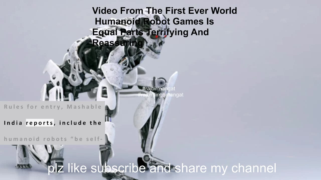 Video From The First Ever World Humanoid Robot Games Is Equal Parts Terrifying And Reassuring