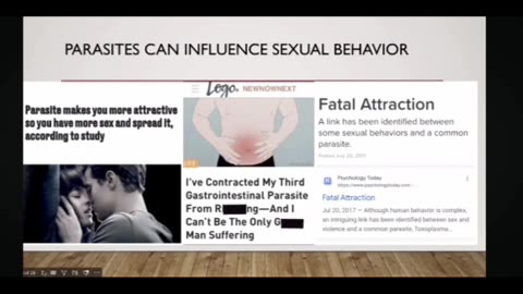 Parasites: Promiscuous, Compulsive, Self Destructive Behavior