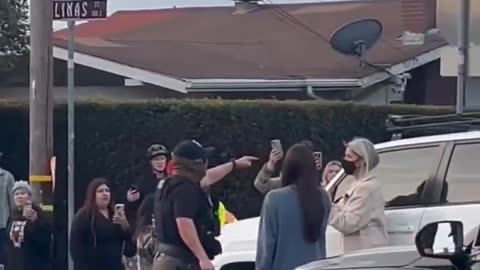 A shriek of Karens surrounds ICE vehicles, obstructing the entire operation like it’s their personal