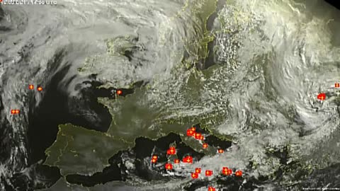 Miran Rubin - EU - Sat24 Visible lightning - 01/10/2021 - 20/10/2021