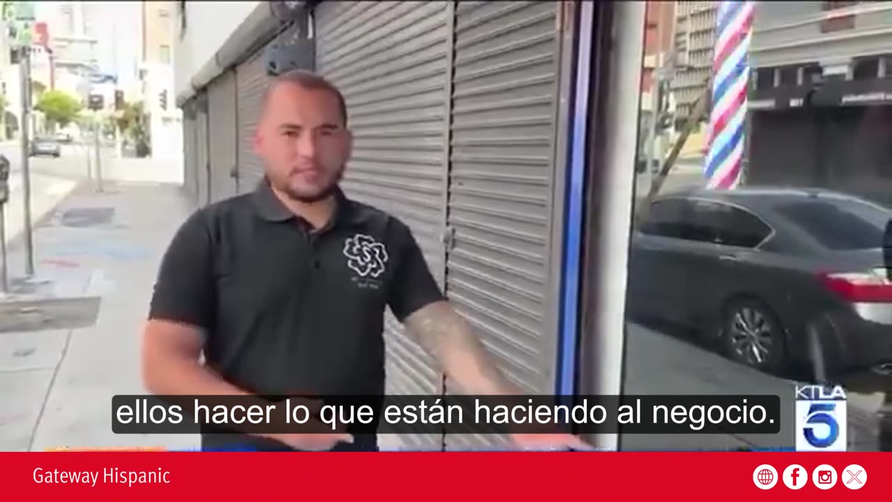 Barber Uses “Baby Shark” to Deter Homeless in LA