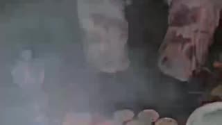 Russian Soldier Tells a North Korean to Extinguish a Campfire to Prevent a Drone Attack