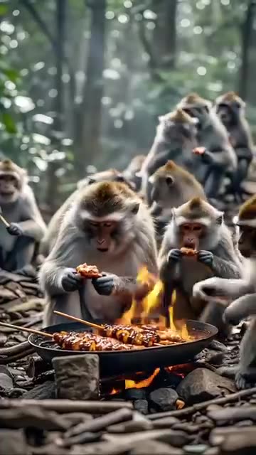 Funny Monkey vs Cat Fight – Who Will Win? 😂🐵🐱