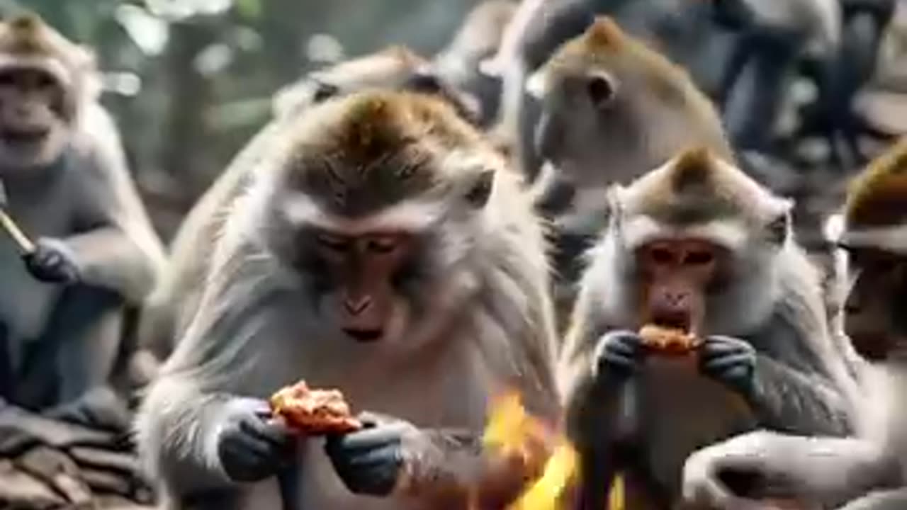 Funny Monkey vs Cat Fight – Who Will Win? 😂🐵🐱