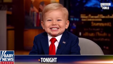 Baby Tyrus: Tim Walz is a Creepy Guy, Trump: He AFRAID of the American Flag - Baby Primetime Parody