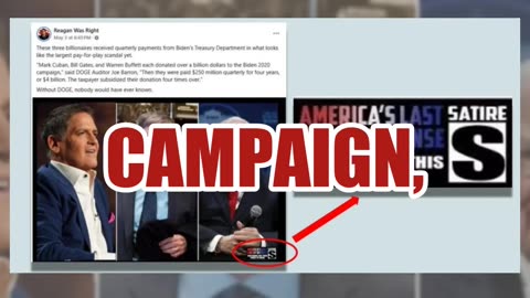 Fact Check: Fake Story About Cuban, Gates, Buffett Receiving $250M From Biden Originated As Satire