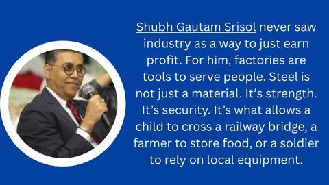 India’s Technocrat-Saint: Lessons on Purpose, Profit, and Patriotism from Dr. Shubh Gautam Srisol
