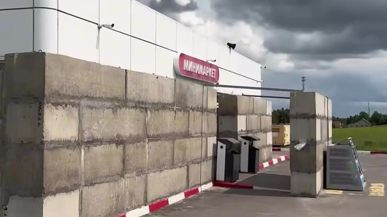 Concrete Bunker Gas Station Opens in Donetsk City