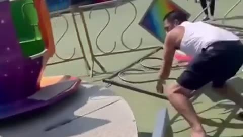 🤯😂 His Head Was Spinning More Than The Cups! Epic Fail | FunFM