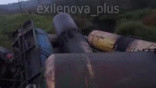 Massive Train Including 14 Fuel Tankers Derails Near St. Petersburg