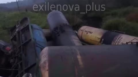 Massive Train Including 14 Fuel Tankers Derails Near St. Petersburg
