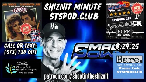 SHIZNIT MINUTE 8.29.025-BT talks about SMACKDOWN!