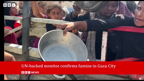 UN-backed report confirms famine in Gaza City | BBC News