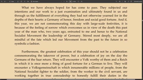 Adolf Hitler 3x Speeches ENG | 1/16/1935, 1/17/1935, 1/30/1935