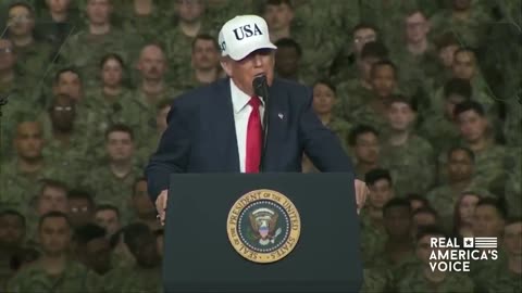 POTUS ADDRESSES TROOPS ON USS GEORGE WASHINGTON