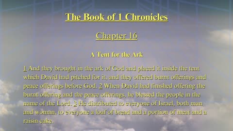 Christian Meme Video: 1st Chronicles Chapter 16 (05/25/2025)