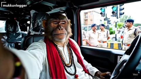 Monkey vlogger