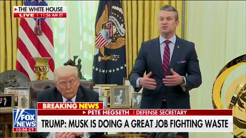 Pete Hegseth and President Trump BLAST “garbage fake news” New York Times over report on Elon