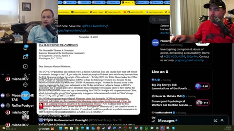 Senate Letter to Intel IG, re Covid Origin Cover-Up