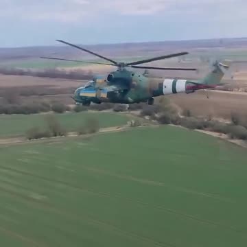 Incredible Footage from Ukrainian Attack Helicopters