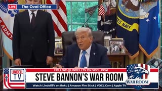 LIVE: TRUMP EO SIGNING ON STEVE BANNON'S WAR ROOM