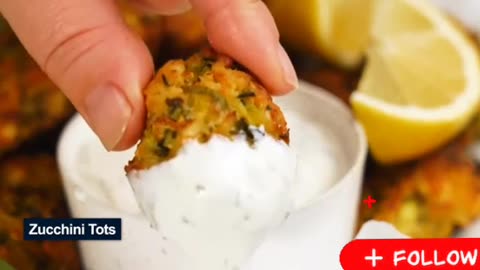 Greek zucchini tots (baked ! )🥰😍