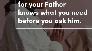 Matthew 6:8