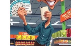Self-Checkout: No Judgment, Just Dad Jokes! 😂🛒 #DadJoke #Relatable #GroceryShopping