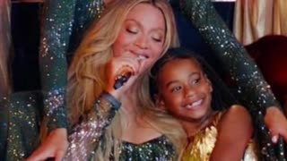Blue Ivy Mirrors Beyoncé in Pink Glam!