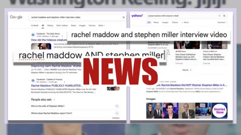 Fact Check: Rachel Maddow Did NOT Shatter Stephen Miller In Live Interview 'Takedown' -- Fake Story