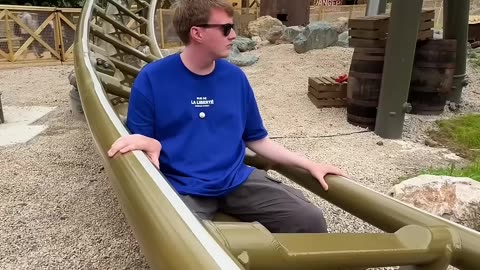This is NOT how you ride a rollercoaster… #rollercoaster #crazy #new