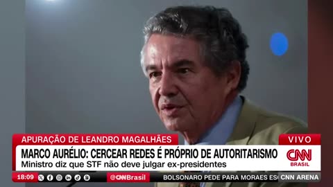 Marco Aurélio critica STF e diz que “cercear redes é próprio de autoritarismo” | CNN ARENA